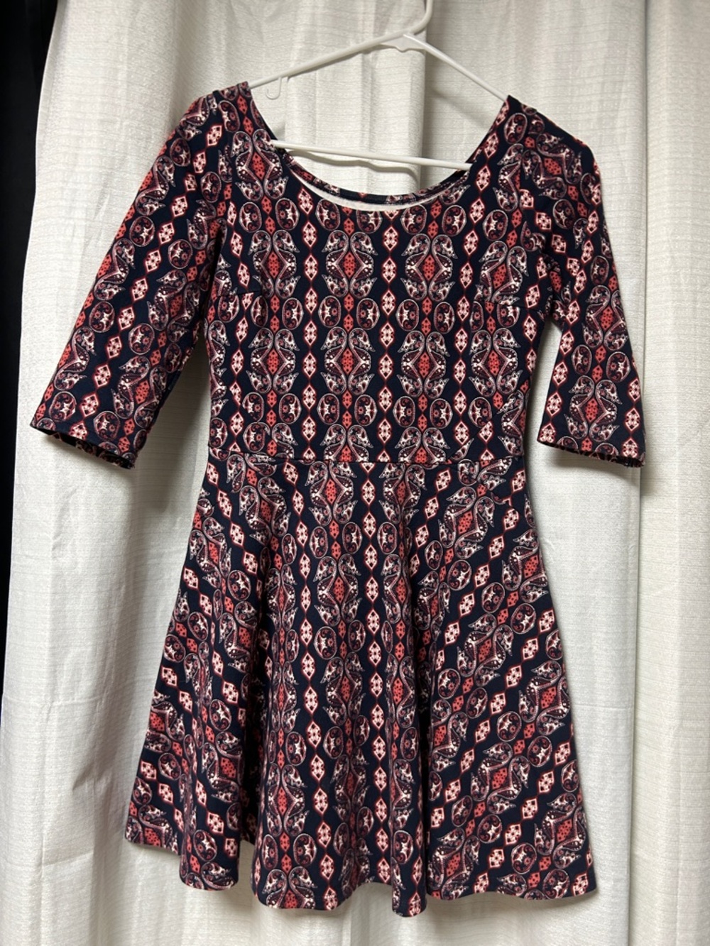 Hollister Patterned Midi Dress